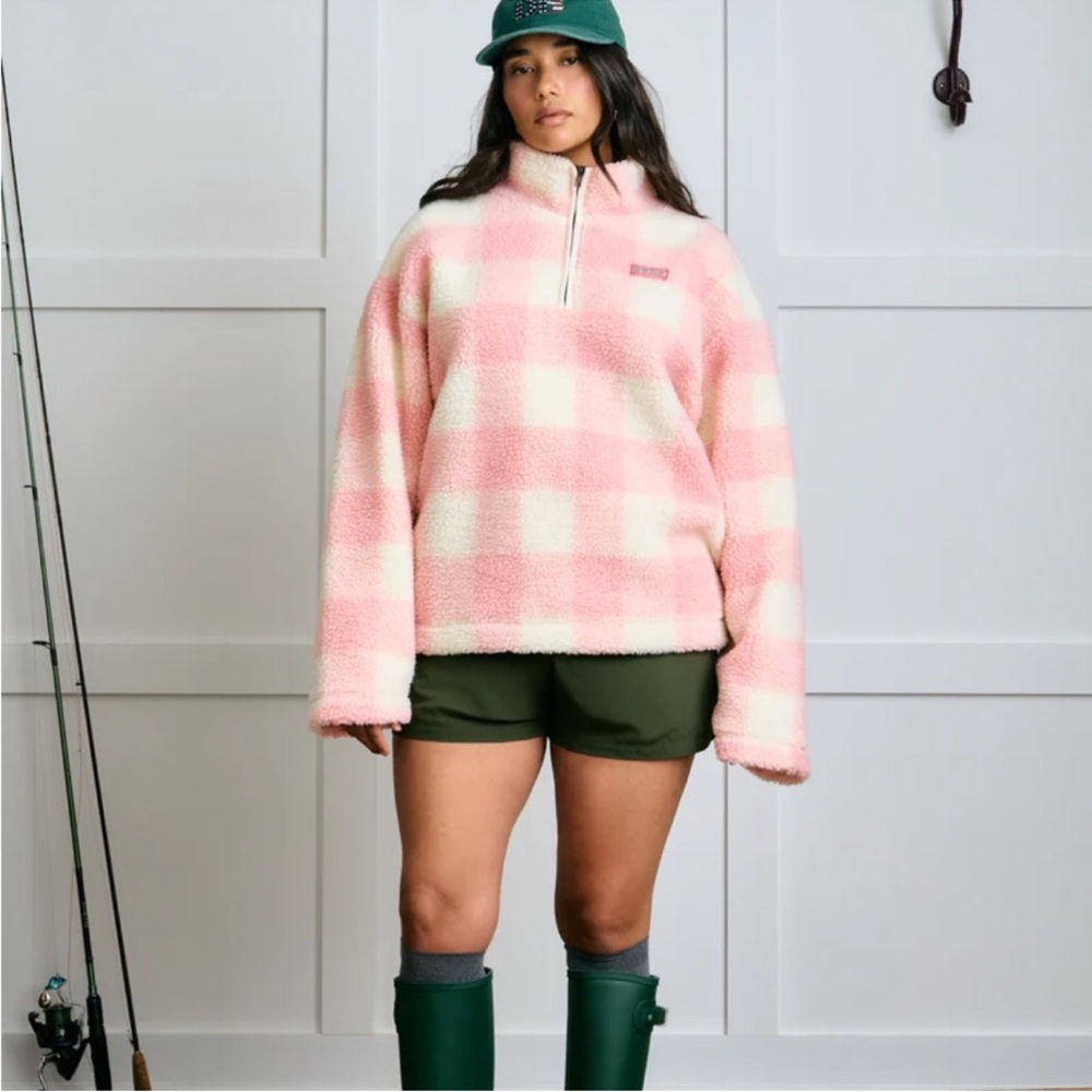 Dairy Boy Green Mountain Fleece in Pink Lemonade Color